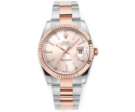 Rose Gold and Stainless Steel 41MM Watch