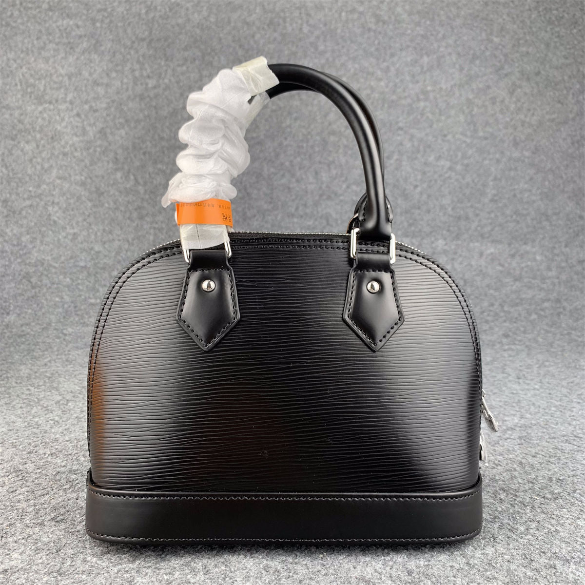 LV Alma BB in Black Epi Leather