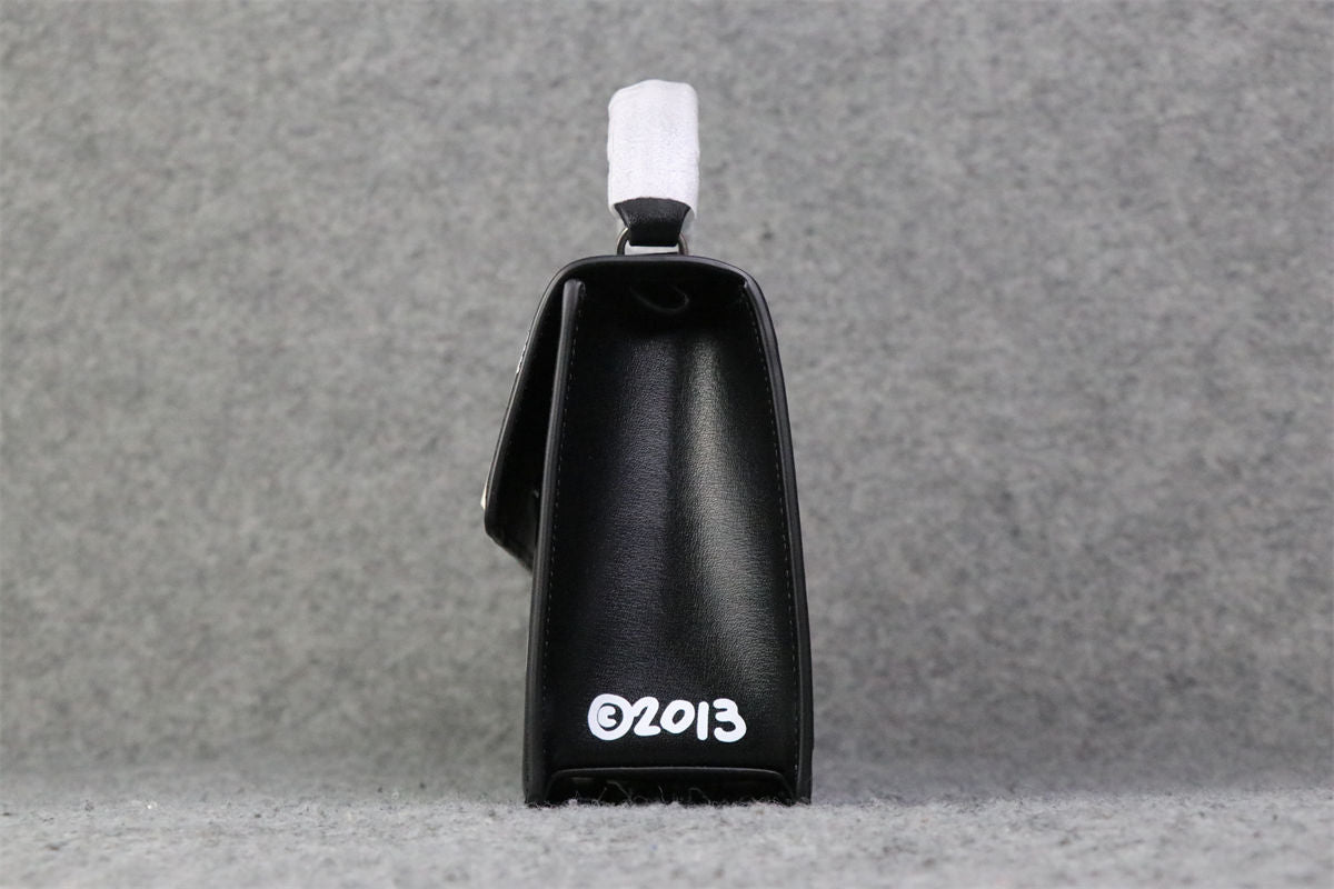 Off-White Jitney 1.4 Top Handle Bag 'Black/White'