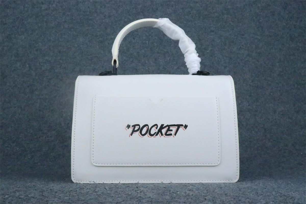 Off-White Jitney 1.4 Top Handle Bag 'White/Black'