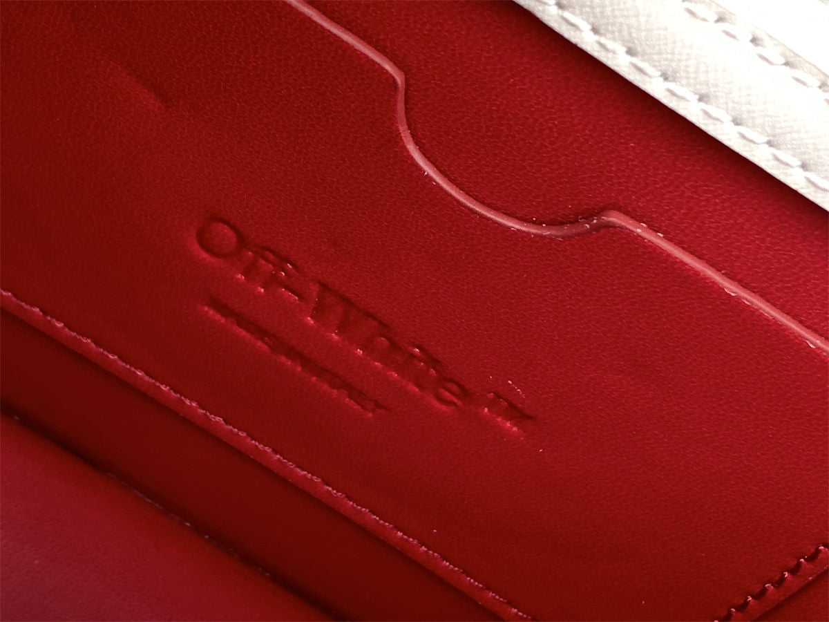 Off-White Jitney 1.4 Top Handle Bag 'White/Black'