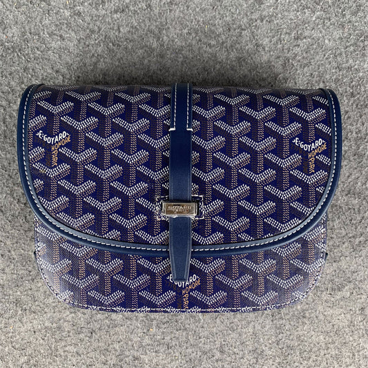Goyard Belvedere PM 'Navy Blue'
