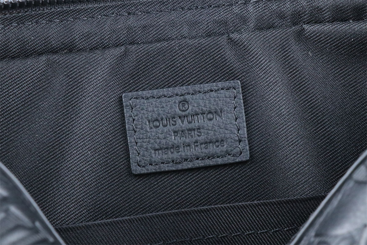 LV Trio Messenger 'Black Monogram Shadow Calfskin Leather'