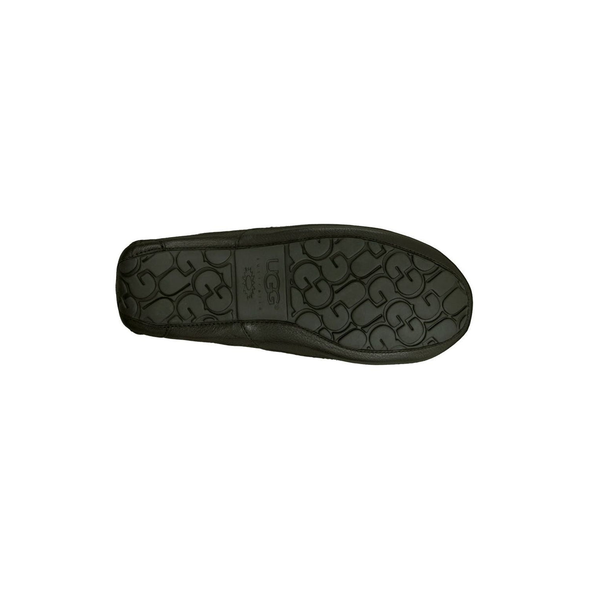 UGG Men's Ascot Leather Slipper in Black