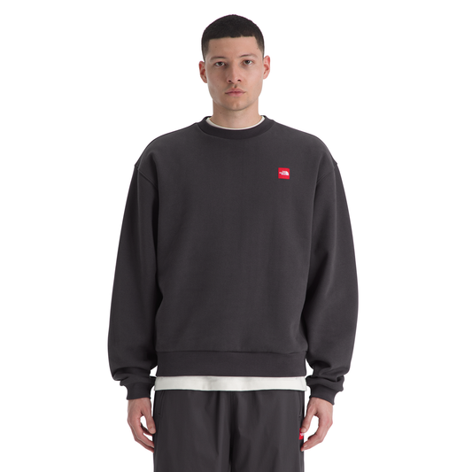 The North Face Men's Red Box Crew in Obsidian