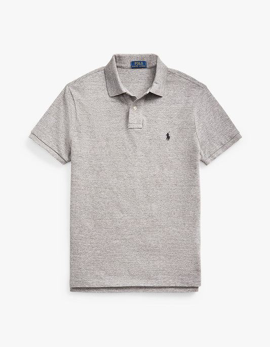 Custom Slim Fit Mesh S/S Polo Shirt - Canterbury Heather