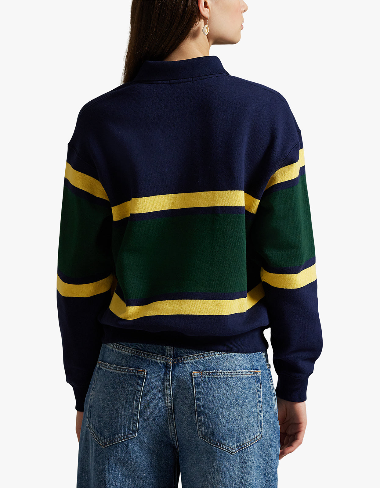 Knit Sweatshirt - Navy Multi