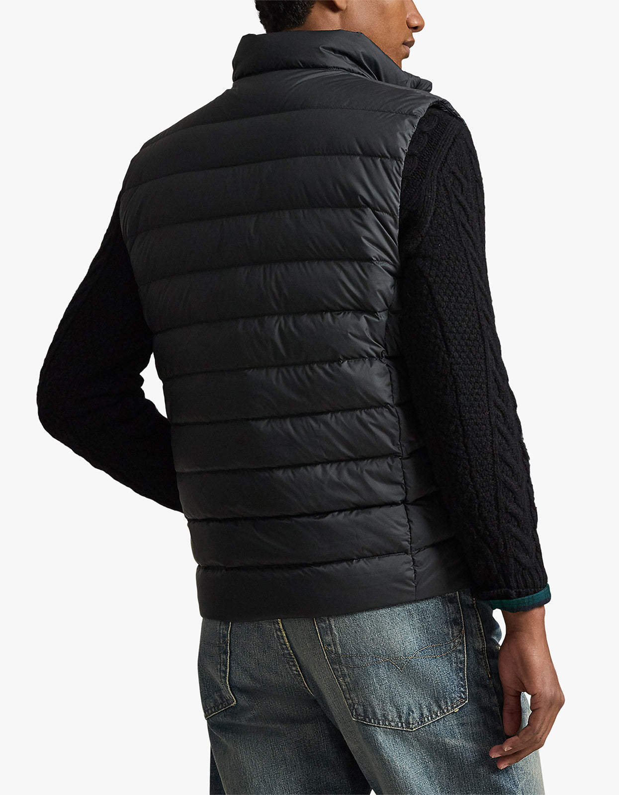 The Colden Packable Matte Vest - Polo Black