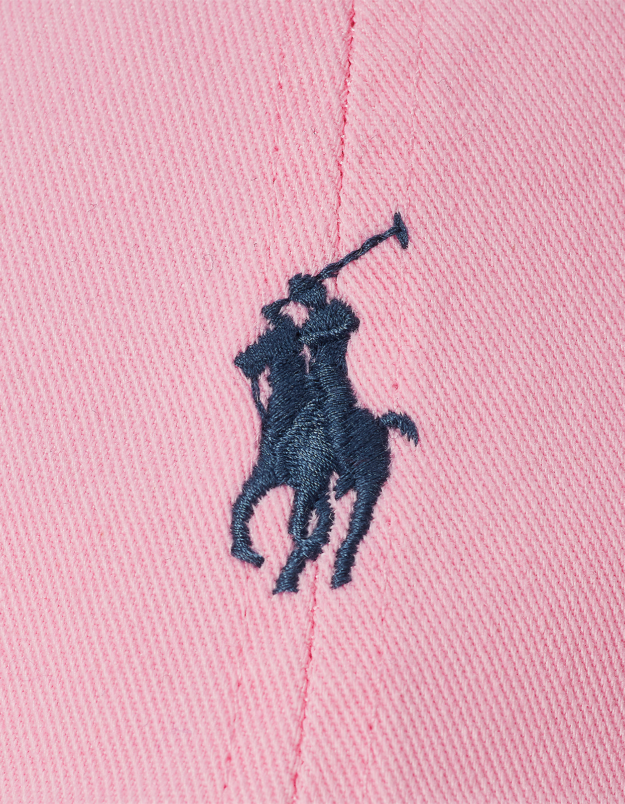 Cotton Chino Ball Cap - Carmel Pink/Jewel Blue