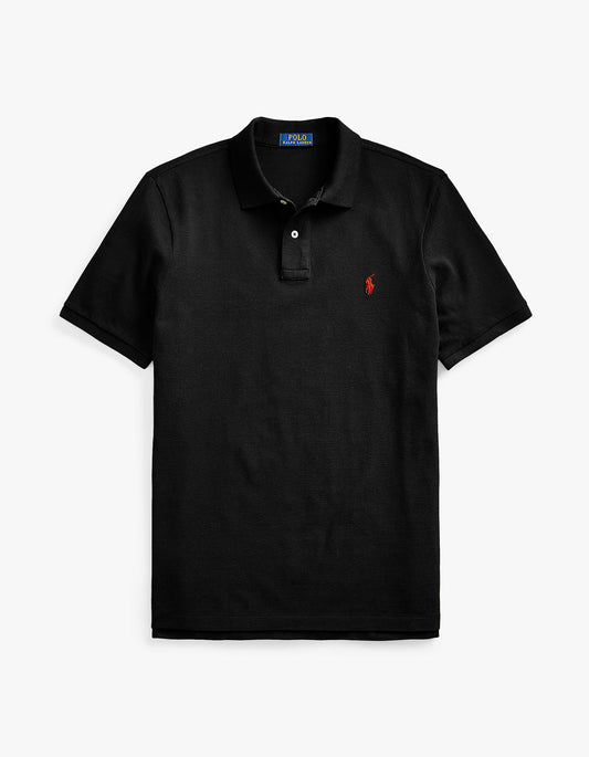 Classic Fit Mesh S/S Polo Shirt - Polo Black/C3870