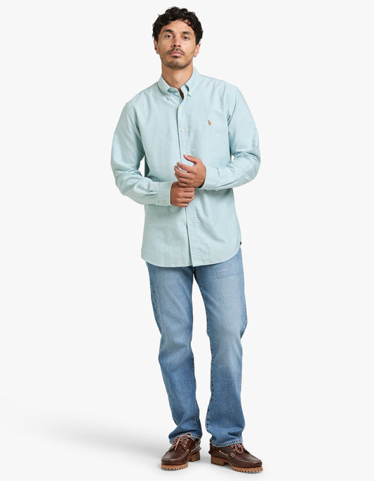 Custom Fit Long Sleeve Sport Shirt - Lovat