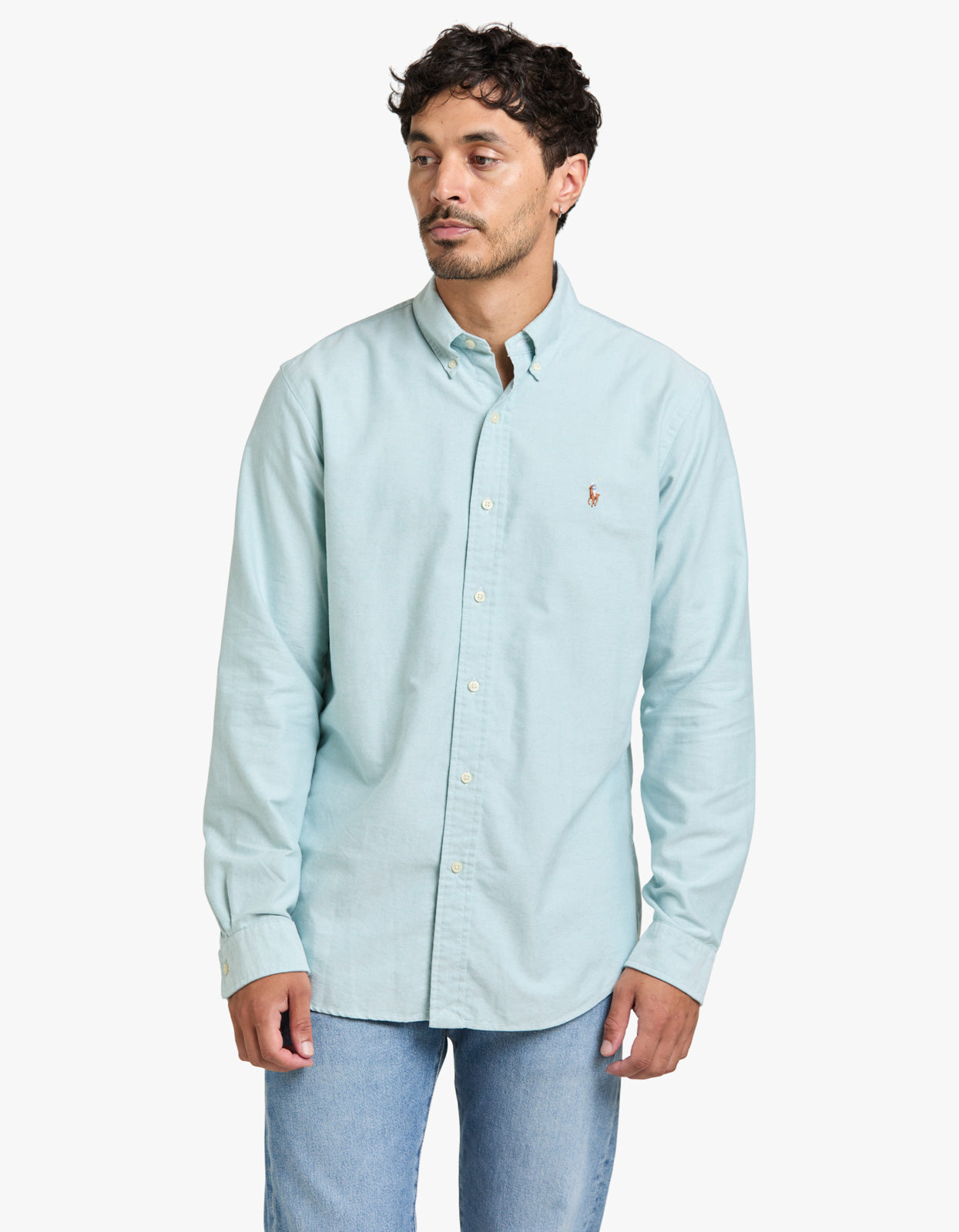 Custom Fit Long Sleeve Sport Shirt - Lovat
