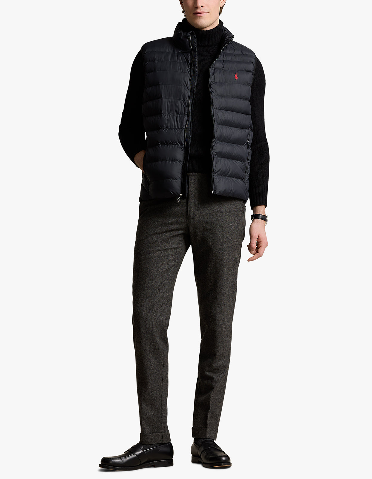 Terra Puffer Vest - Polo Black