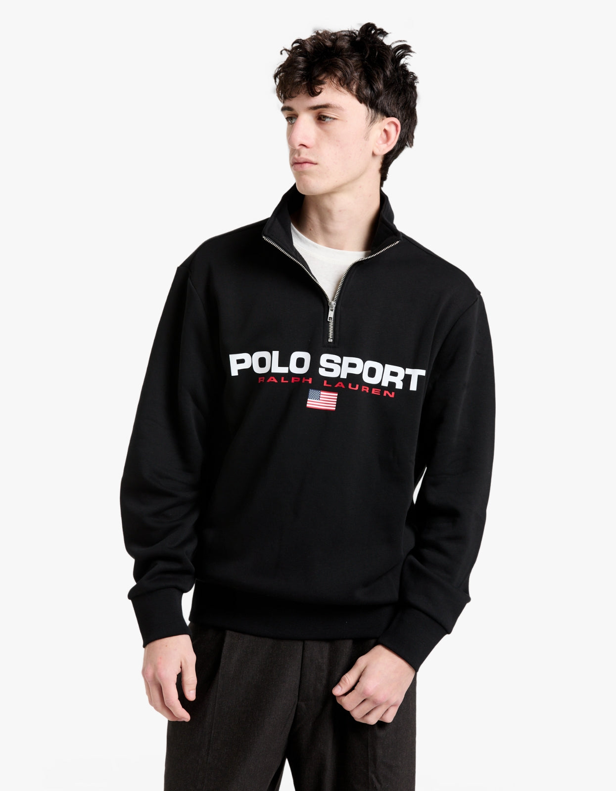 Polo Sport Fleece Sweatshirt - Polo Black/White
