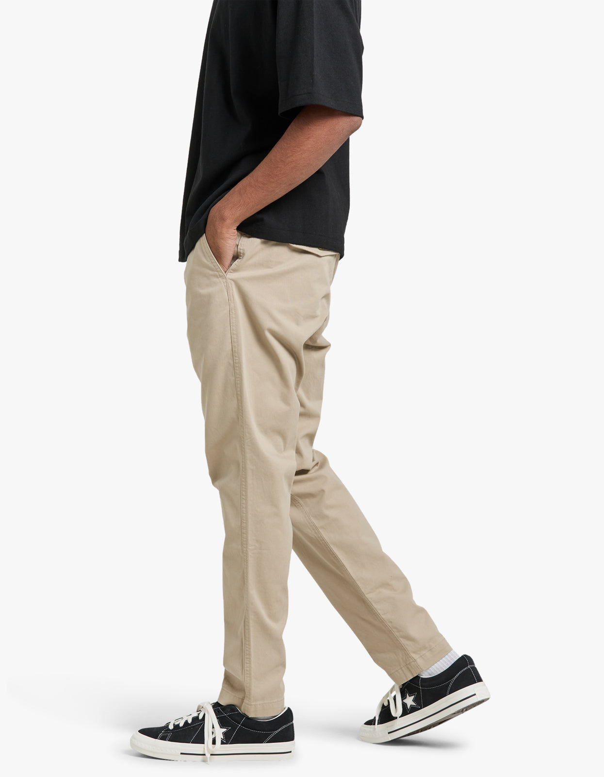 Prepster Flat Front Pant - Khaki Tan