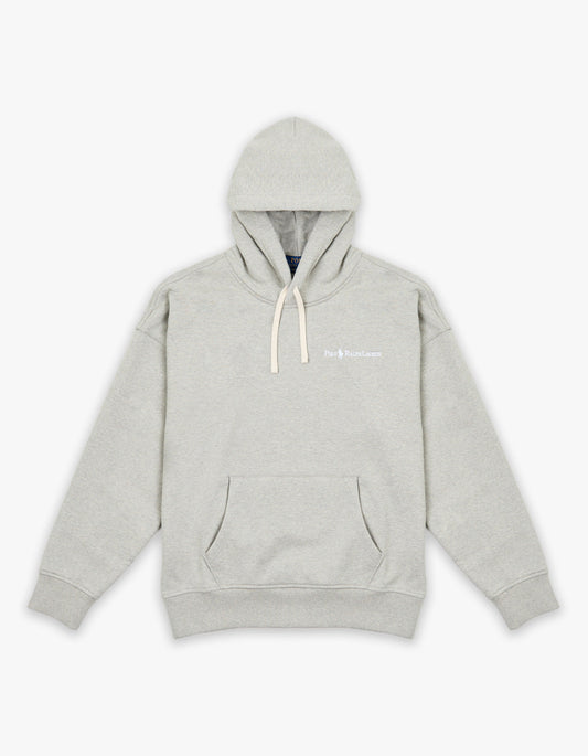 Relaxed Fit Logo Fleece Hoodie - Dark Sport Heather