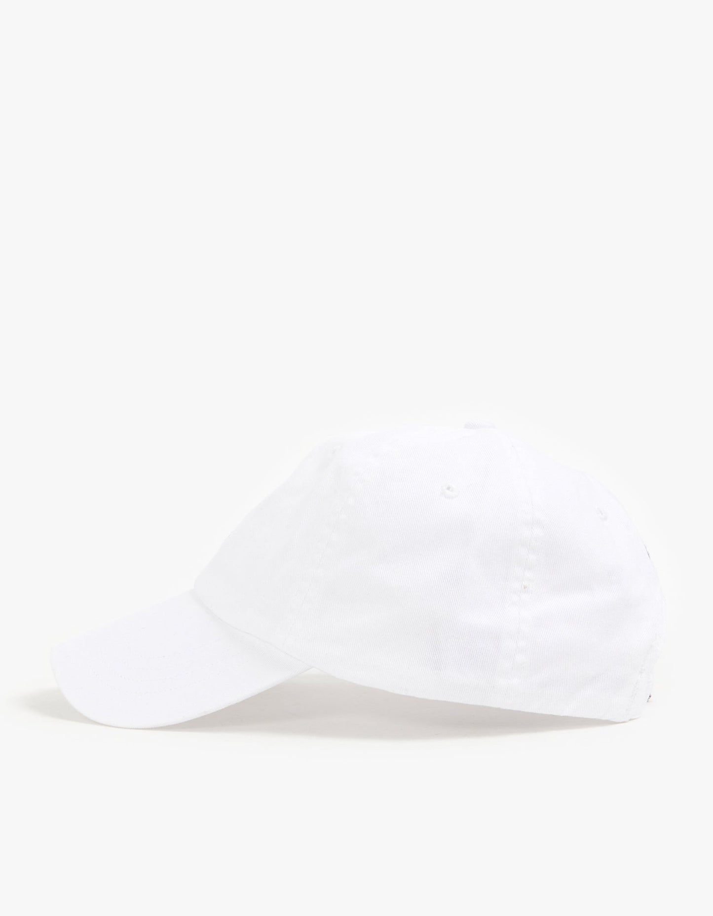 Cotton Chino Ball Cap - White/Marlin Blue