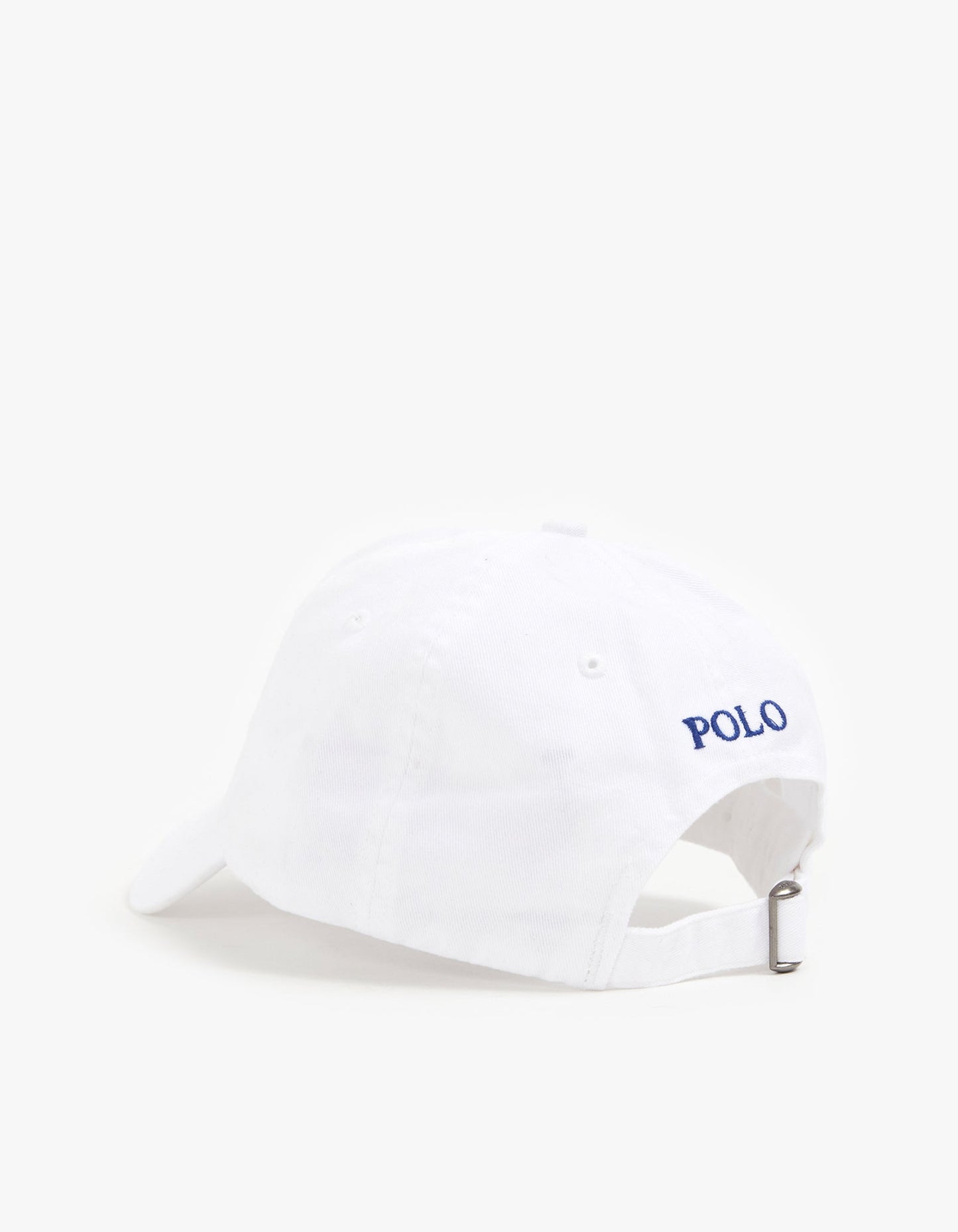 Cotton Chino Ball Cap - White/Marlin Blue