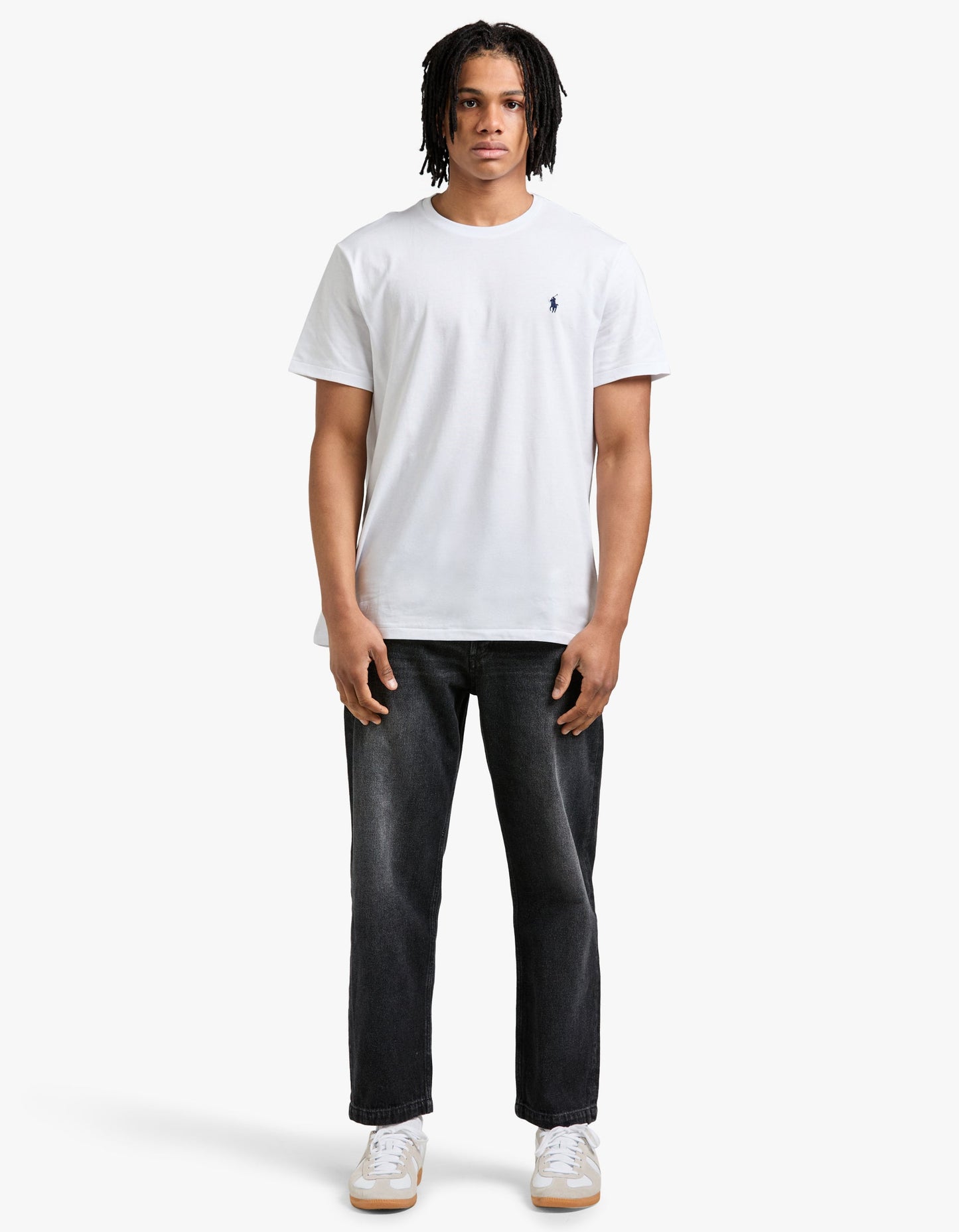 Custom Slim Fit Crew Neck T Shirt - White
