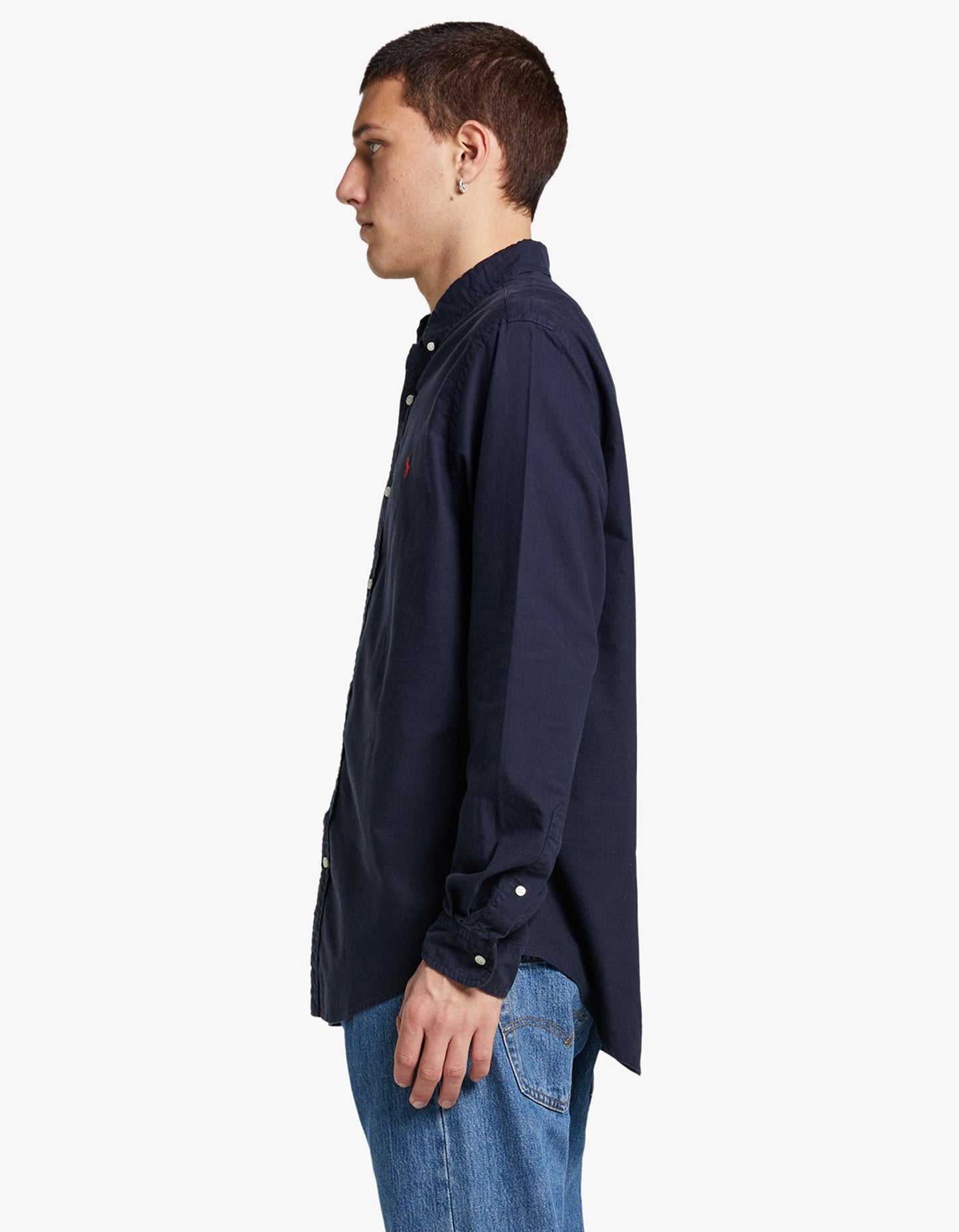 Custom Fit Oxford Shirt - RL Navy