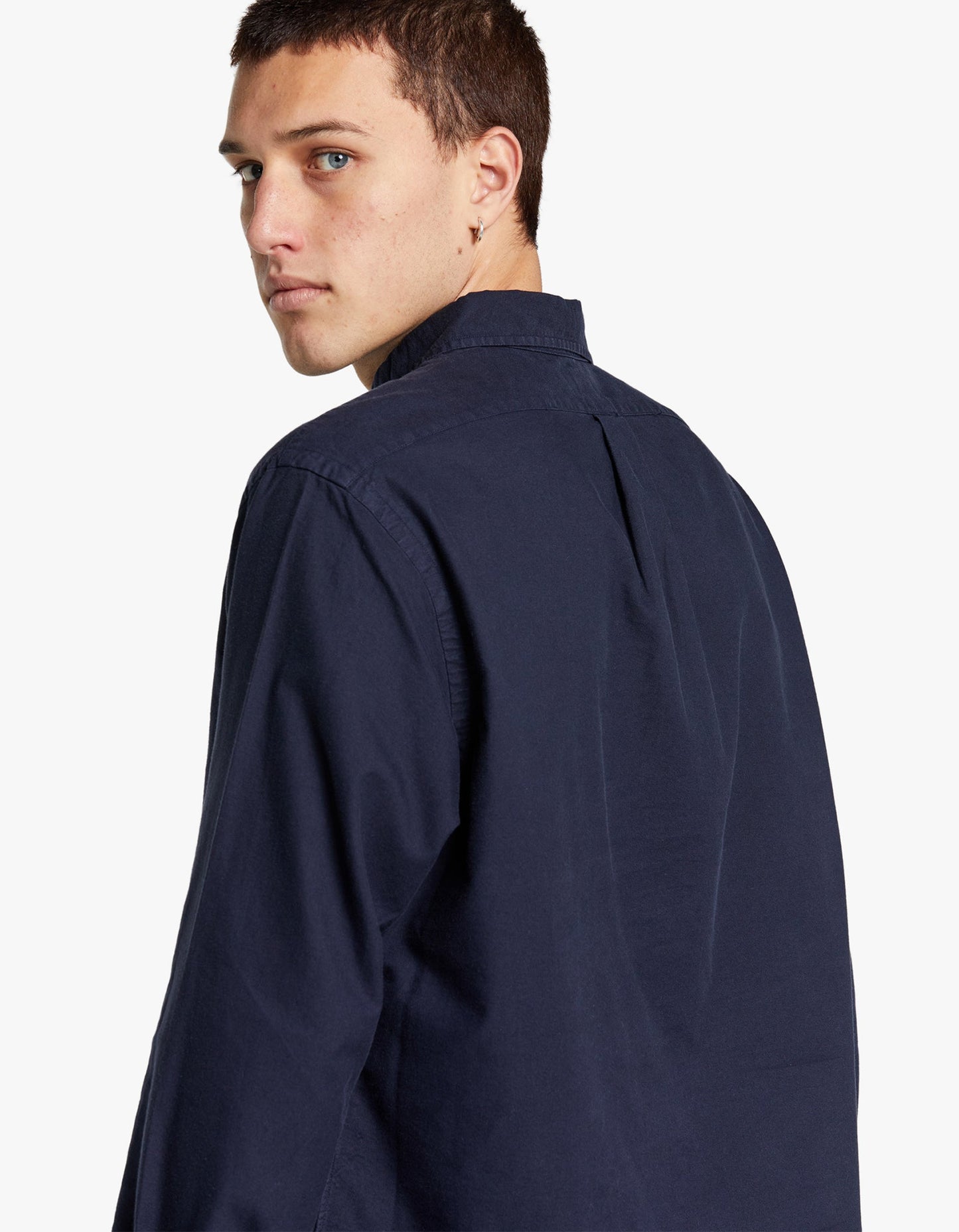 Custom Fit Oxford Shirt - RL Navy