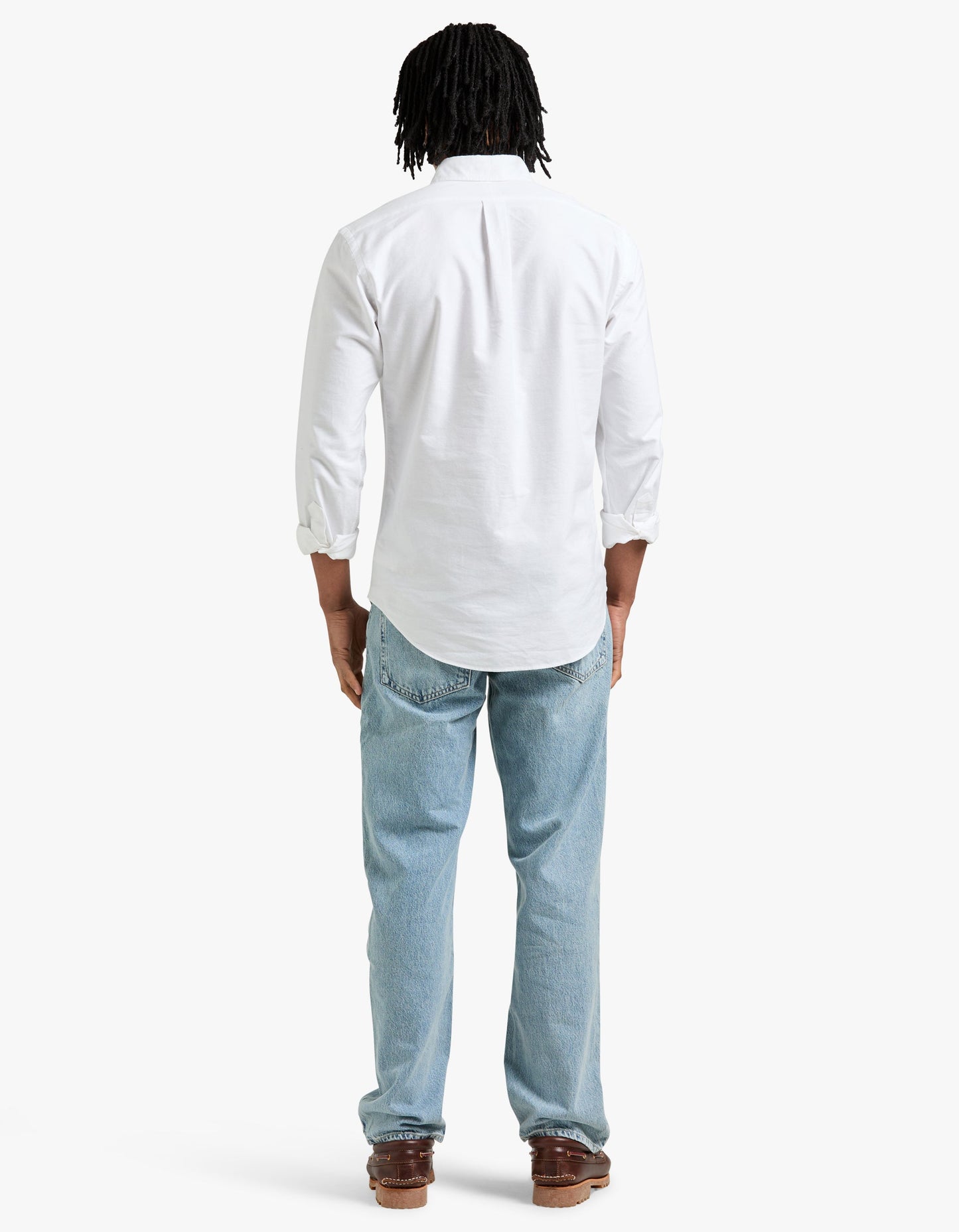 Custom Fit Oxford Shirt - White