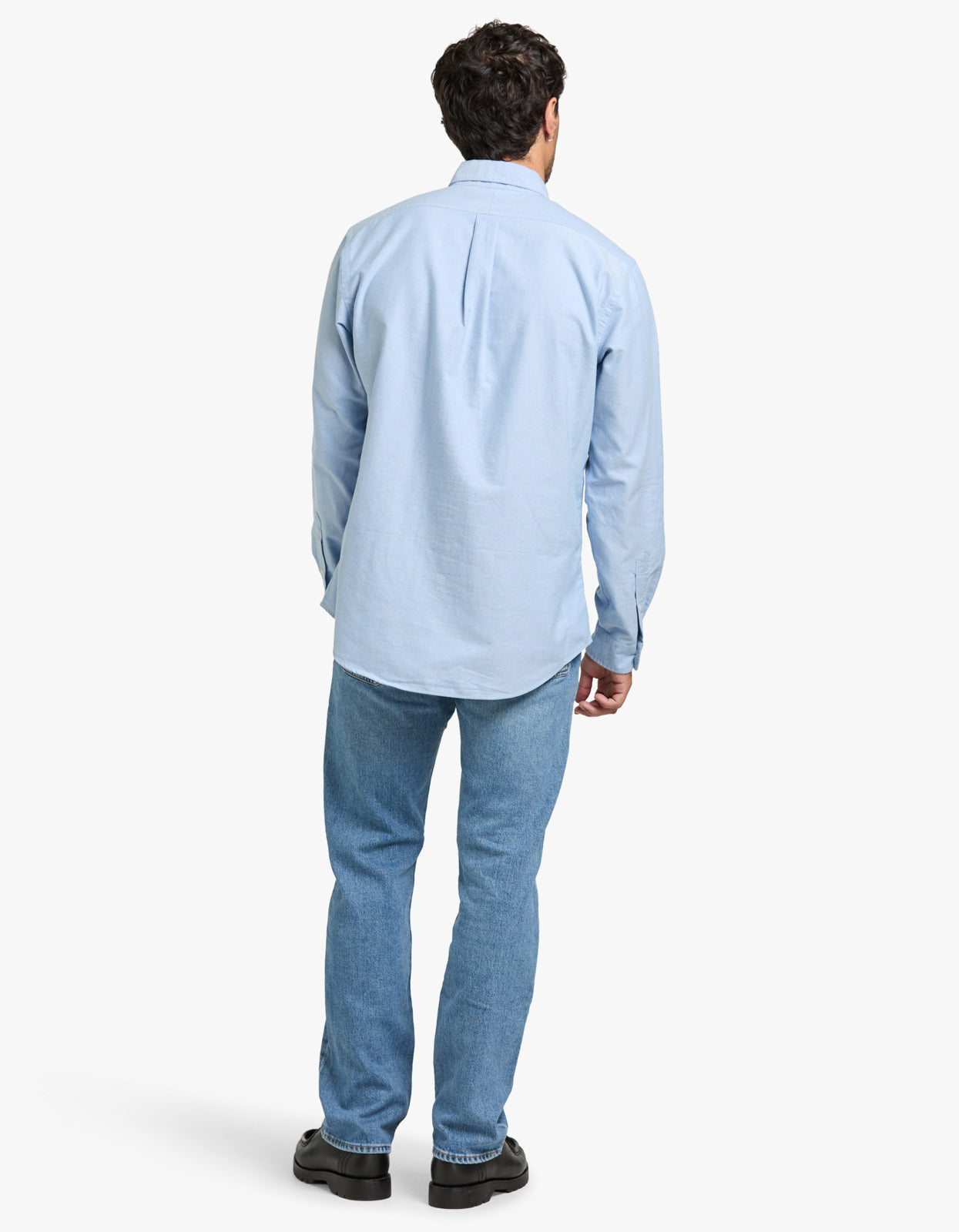 Custom Fit Oxford Shirt - Blue