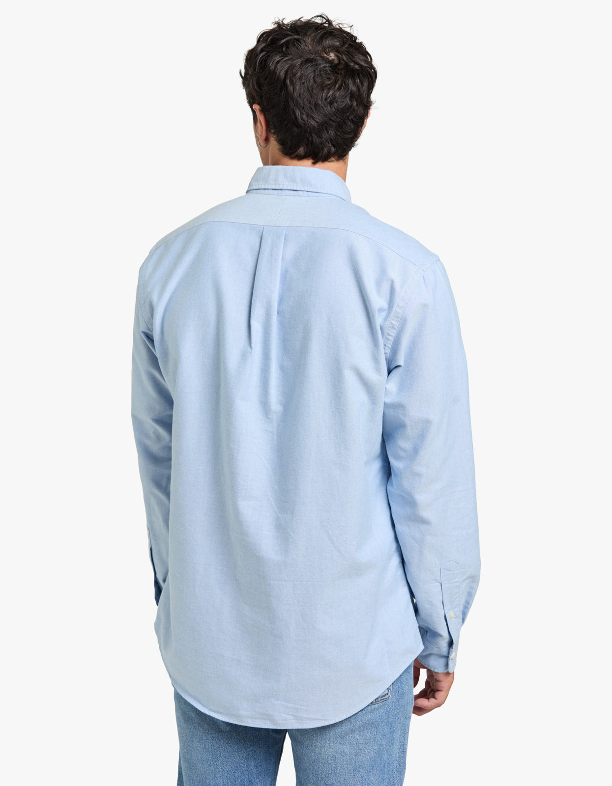 Custom Fit Oxford Shirt - Blue