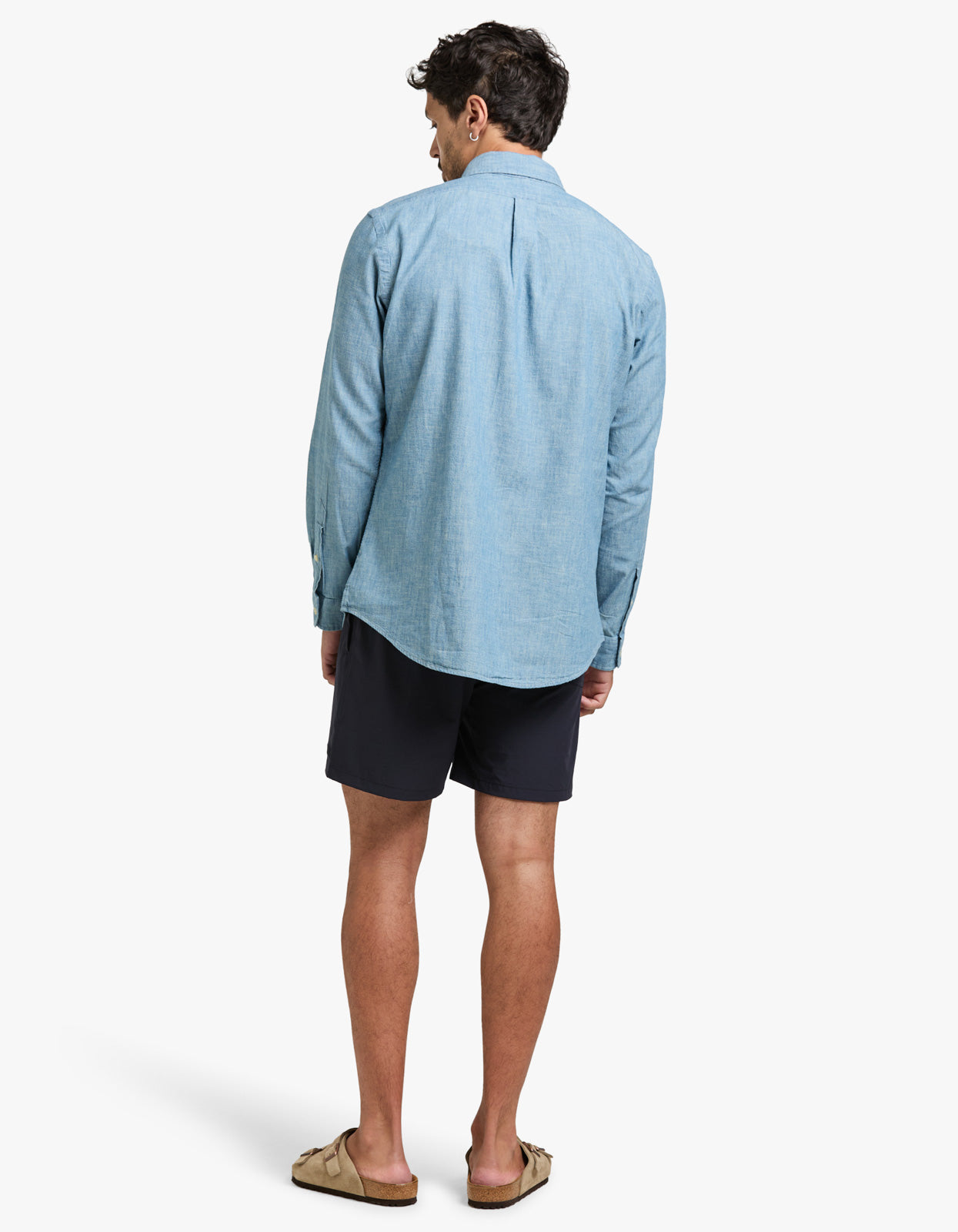 Custom Fit Chambray Shirt - Chambray