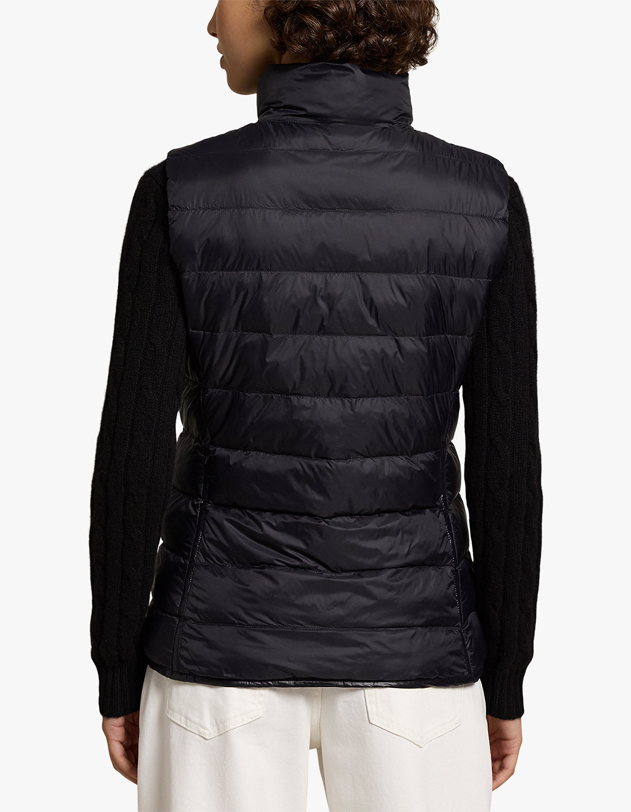 Water Repellent Quilted Packable Vest - Polo Black
