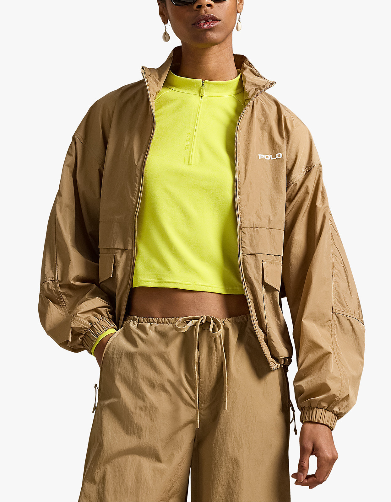 Overlay Windbreaker - Cafe Tan