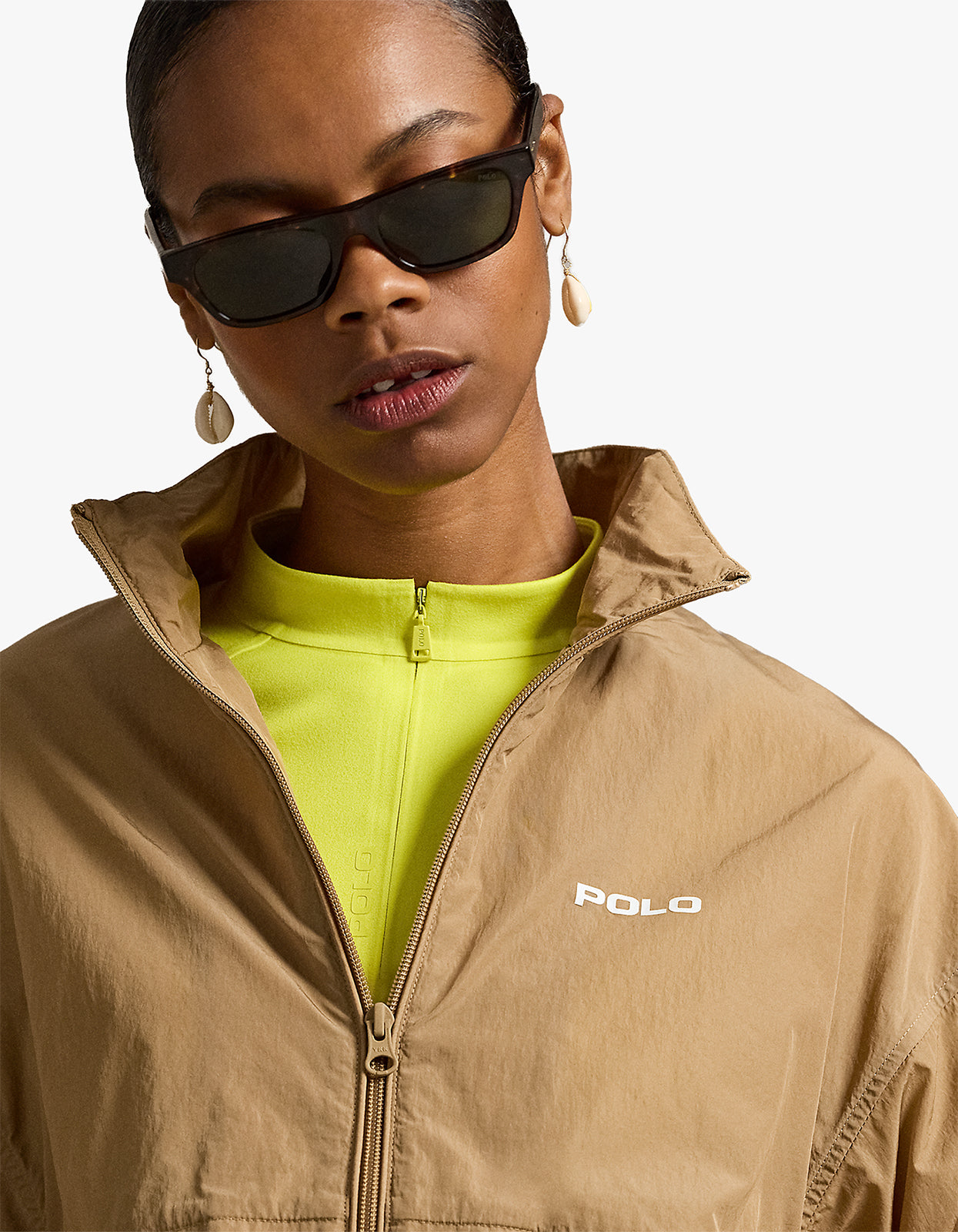Overlay Windbreaker - Cafe Tan