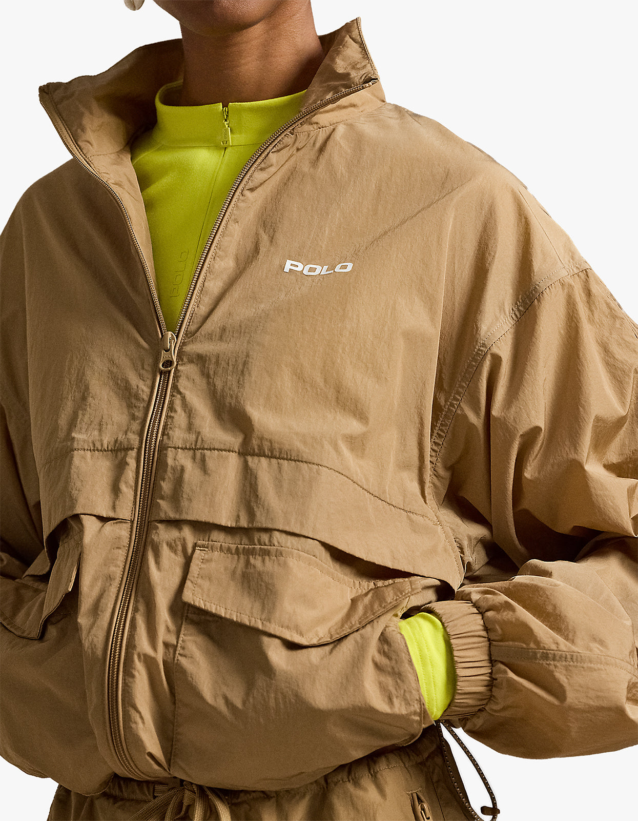 Overlay Windbreaker - Cafe Tan