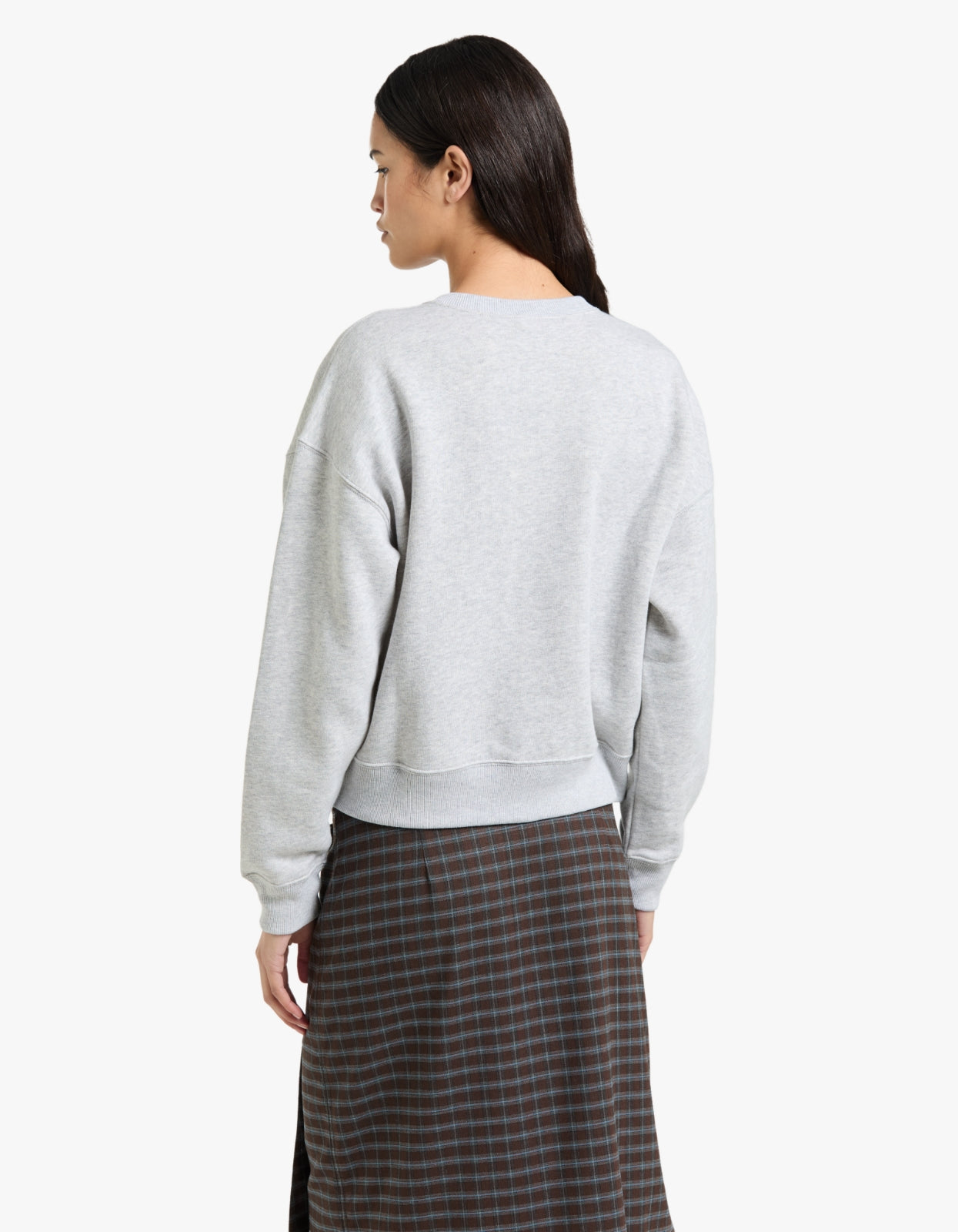 Logo Fleece Cardigan - Light Smoke Heather