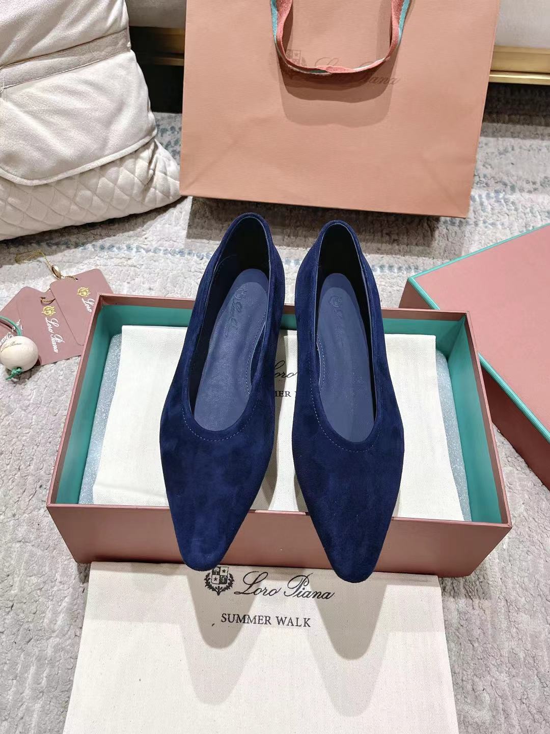 Loro Piana Rebecca Minimalist Ballerina Flats – Spring/Summer Collection