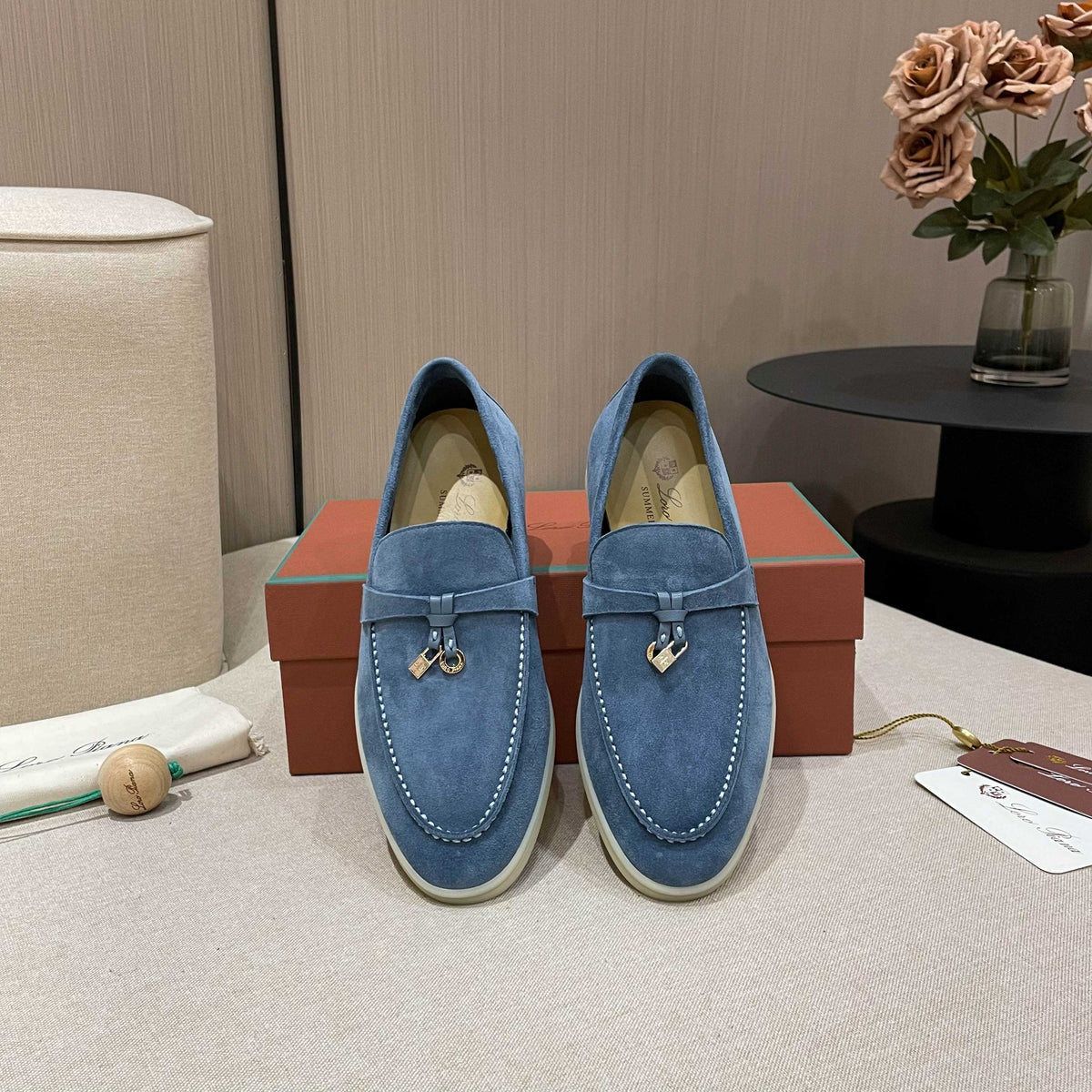 Loro Piana Summer Charms Walk Moccasin Loafers