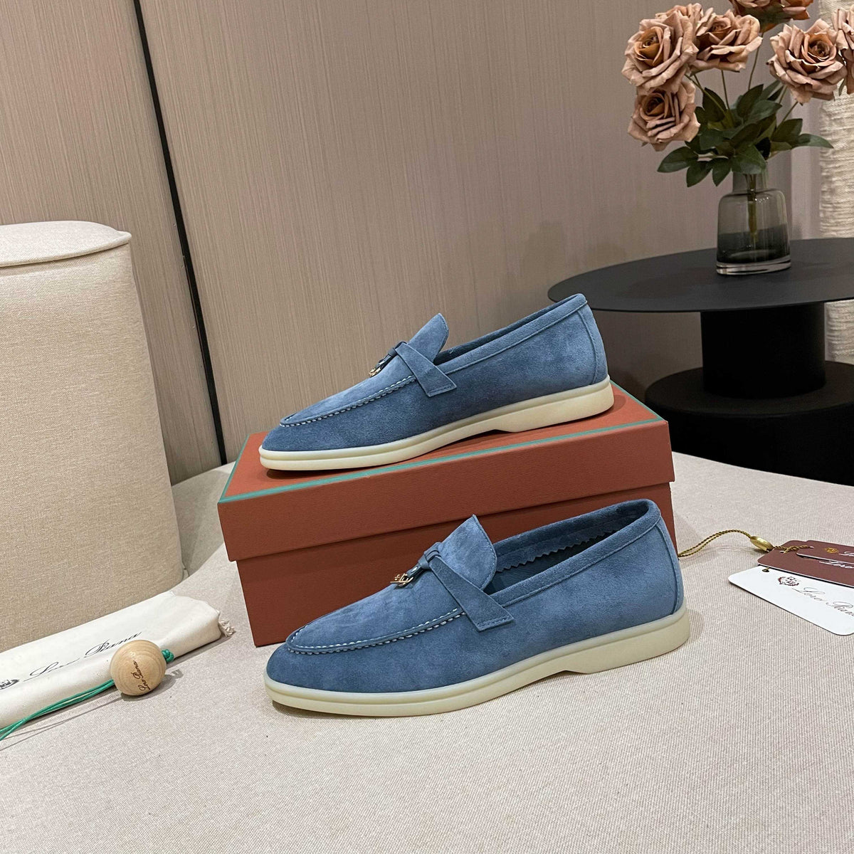 Loro Piana Summer Charms Walk Moccasin Loafers