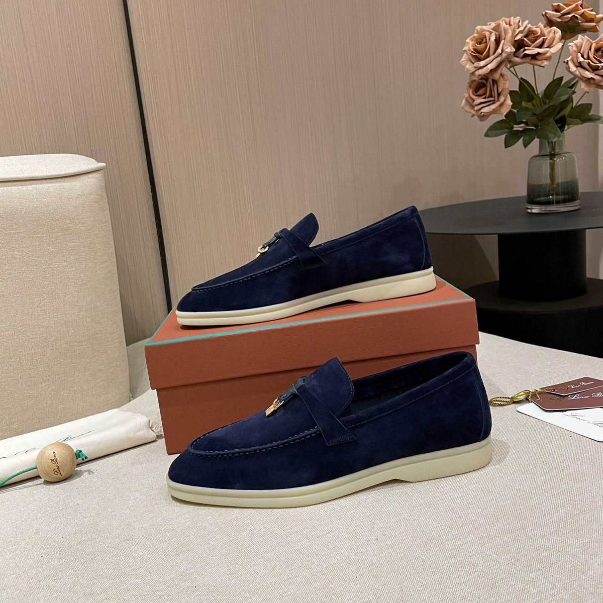 Loro Piana Summer Charms Walk Moccasin Loafers