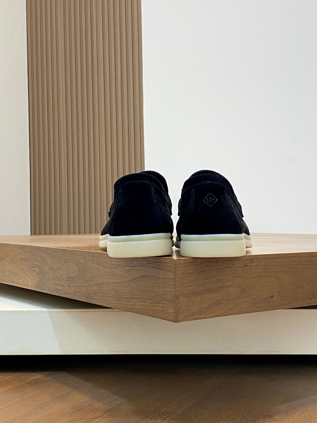 Loro Piana Suede Leather Slip-On Loafers