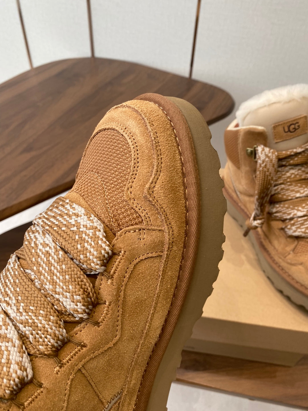 UGG Knitted Shearling Snow Boots