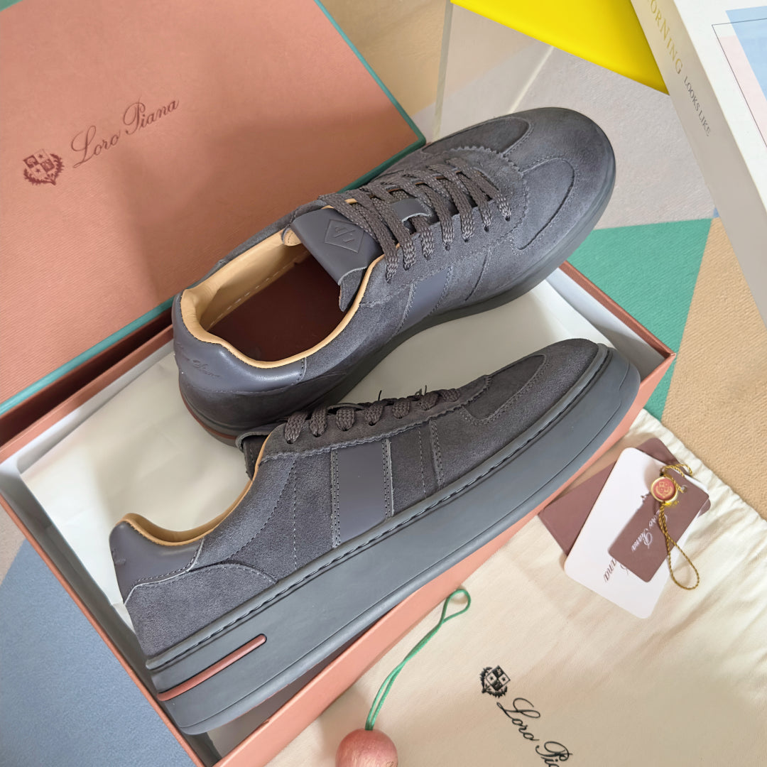 Loro Piana Newport Walk Thick Sole Sneakers