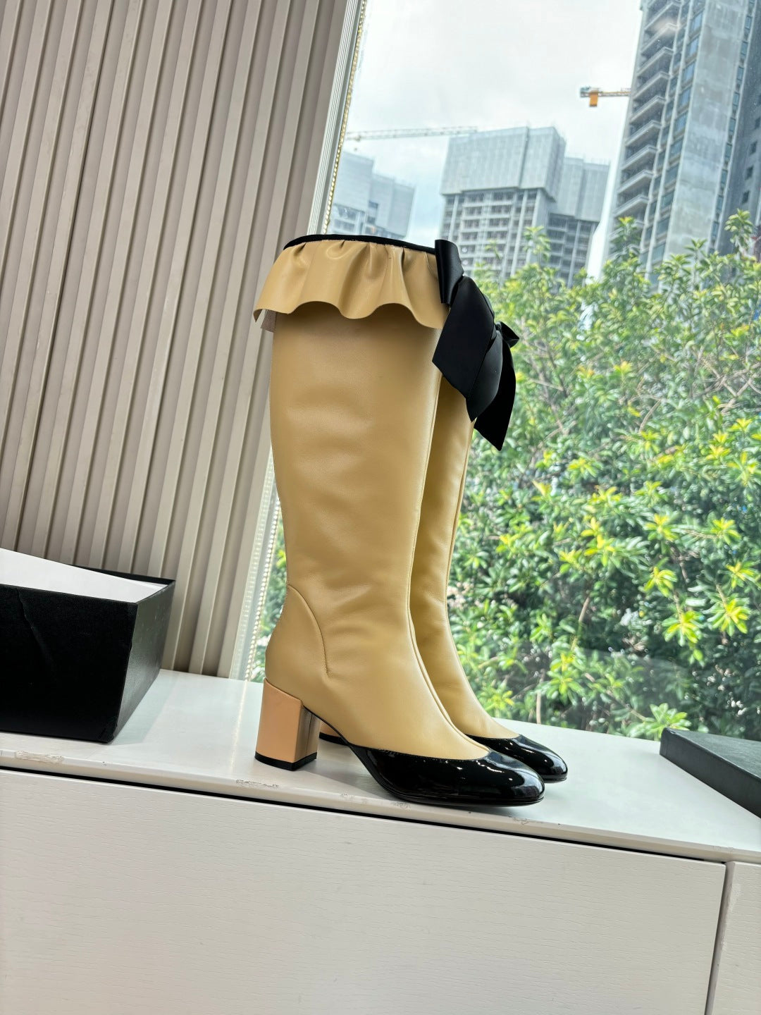 Chanel Sheepskin Knight Boots – Autumn/Winter Collection