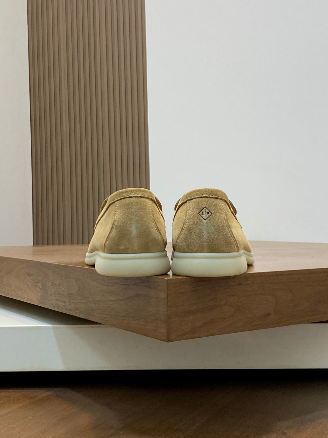 Loro Piana Suede Leather Slip-On Loafers