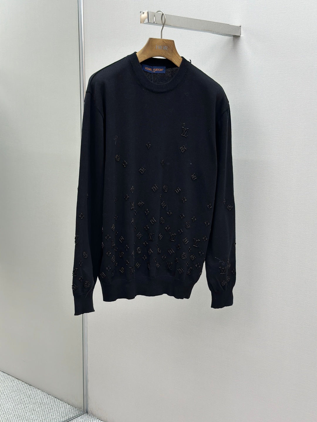 Louis Vuitton Gradient Beaded Crewneck Sweater – 25FW