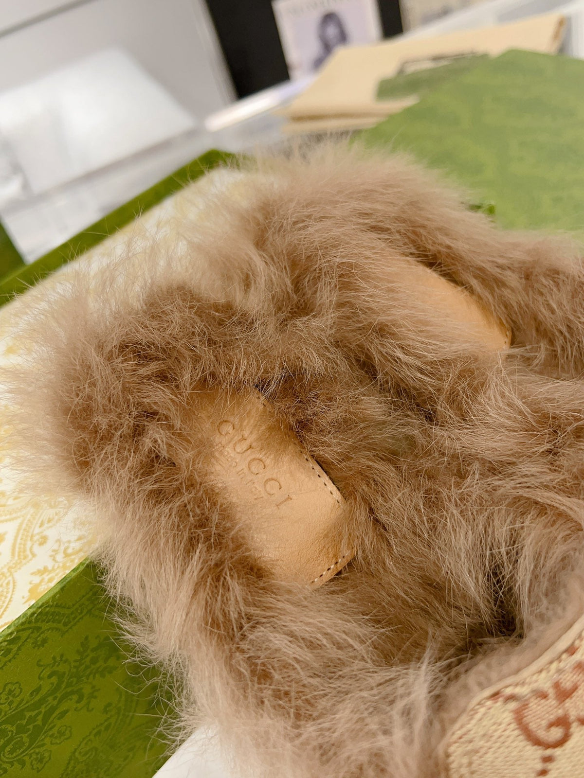 Gucci Toscana Sheepskin Loafers