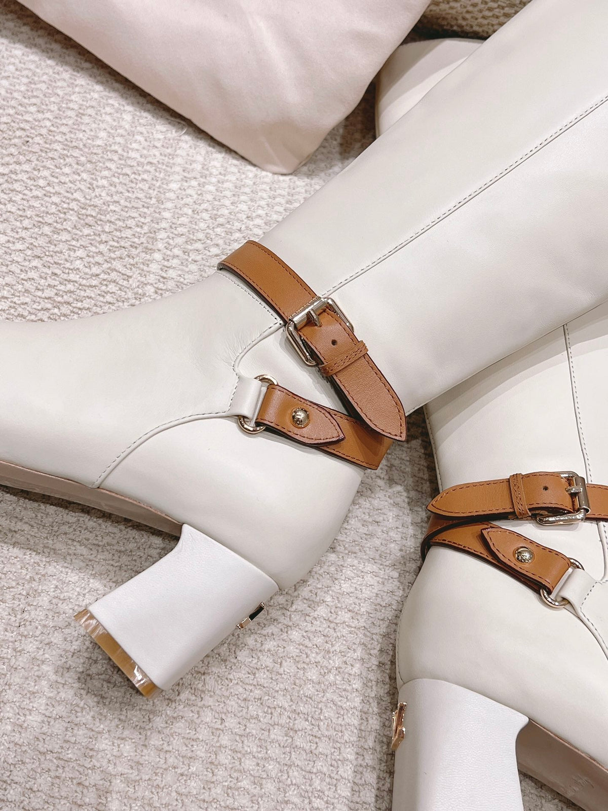 Louis Vuitton Parisienne Leather Knee-High Boots