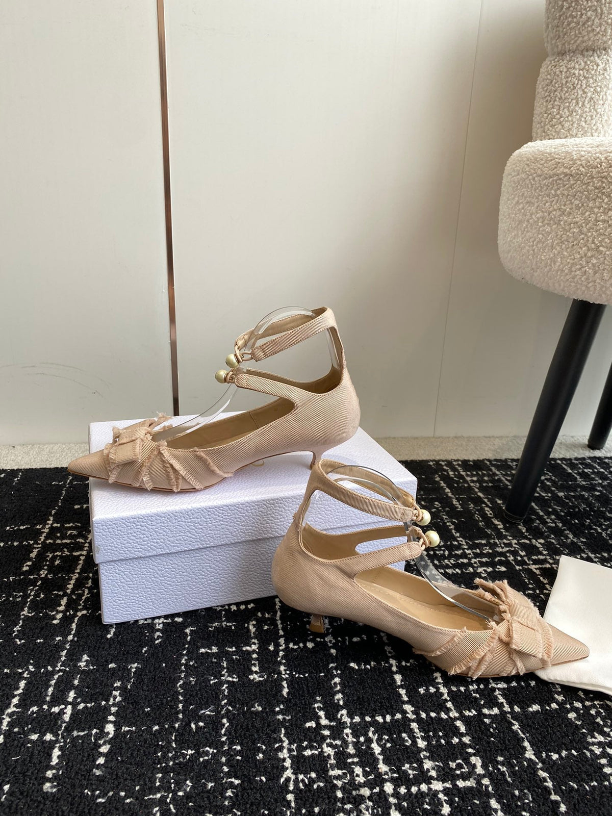 Dior J'Adior Jolie Pearl Pointed-Toe Pumps – 2024SS