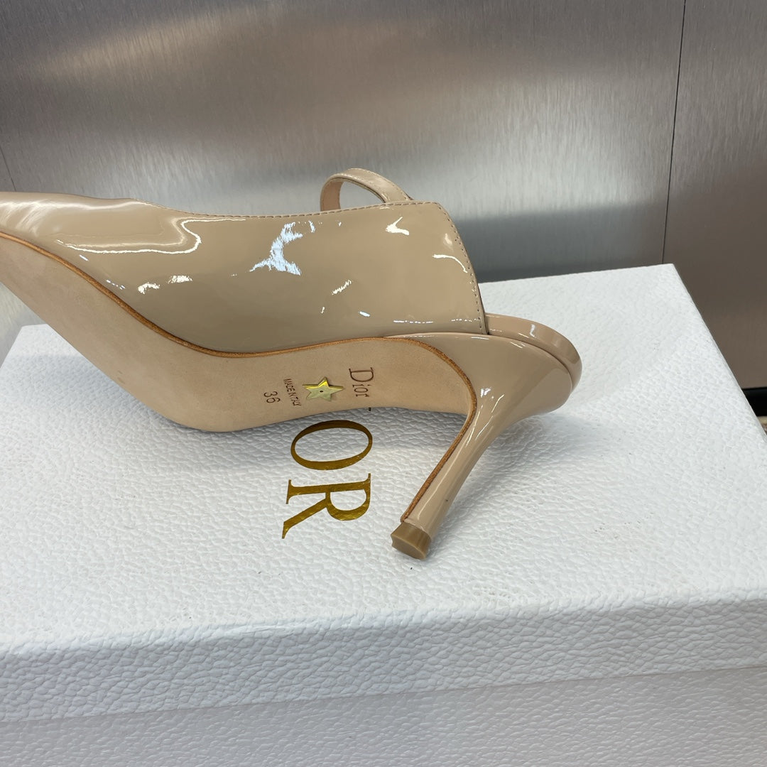 Dior J'Adior Jolie Pearl Pointed-Toe Mules – 2024 Spring/Summer Collection