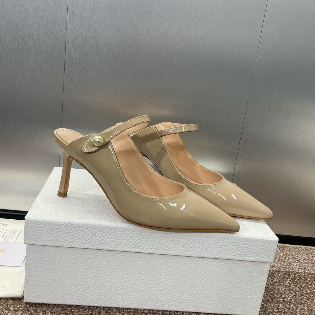 Dior J'Adior Jolie Pearl Pointed-Toe Mules – 2024 Spring/Summer Collection
