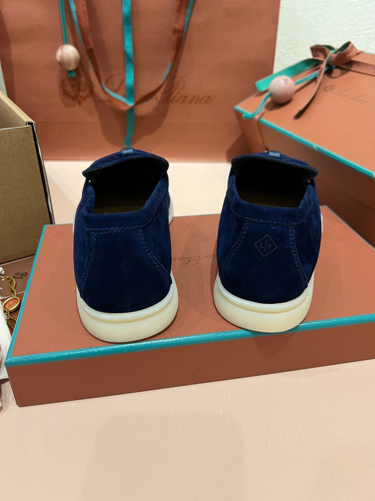 Loro Piana Classic Suede Backless Mules